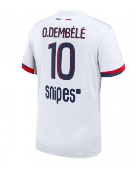 Paris Saint-Germain Ousmane Dembele #10 Maglia Gara Trasferta Repliche 2025-26 Maniche Corte